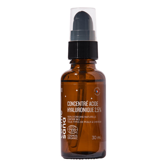 Lot De 3 Sérums Concentrés Acide Hyaluronique 30ml - Aroma-Zone - Soin Hydratant Anti-âge